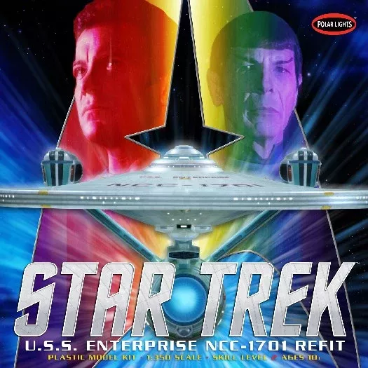 Polar Lights 949 1/350 Star Trek USS Enterprise NCC1701A Refit