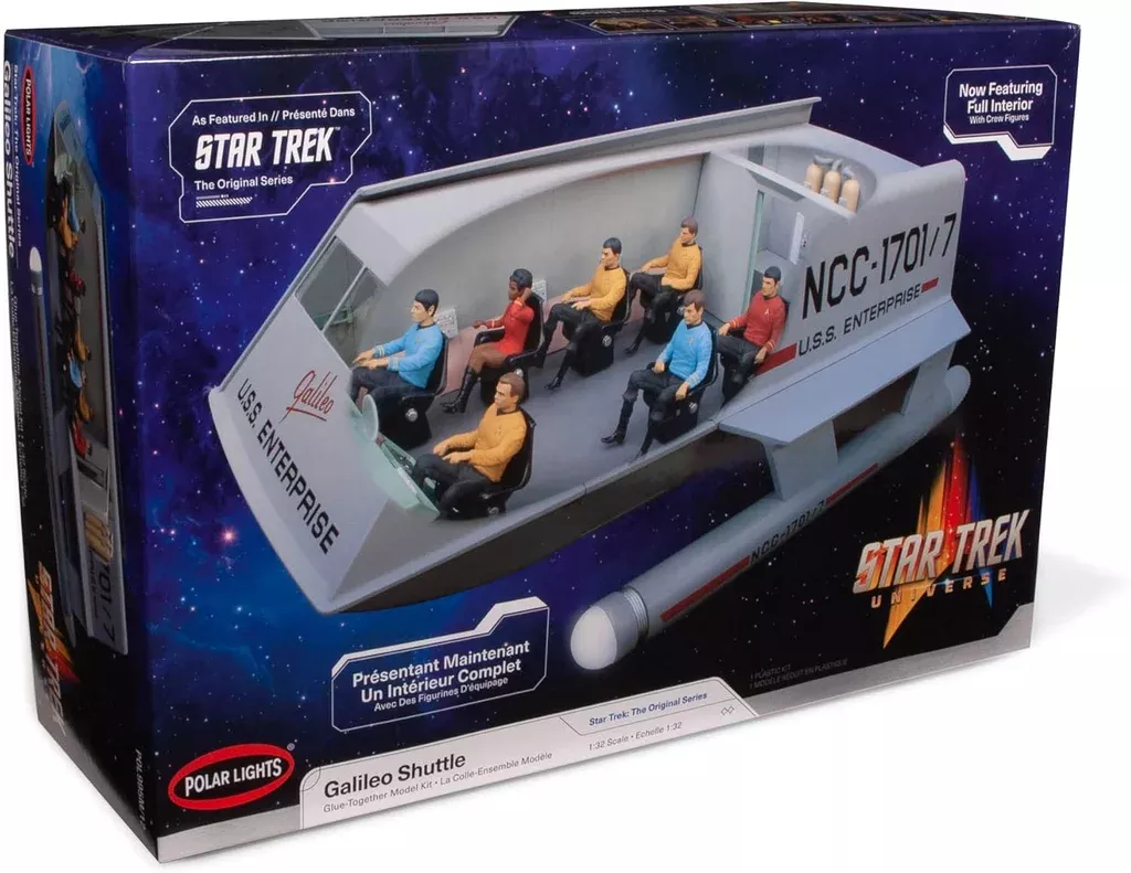 Polar Lights 995 Galileo Shuttle w/interior 1:32