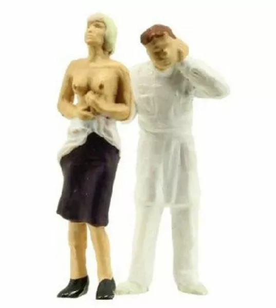 Preiser 28058 HO Scale Individual Figure - Pedestrians At The Doctor