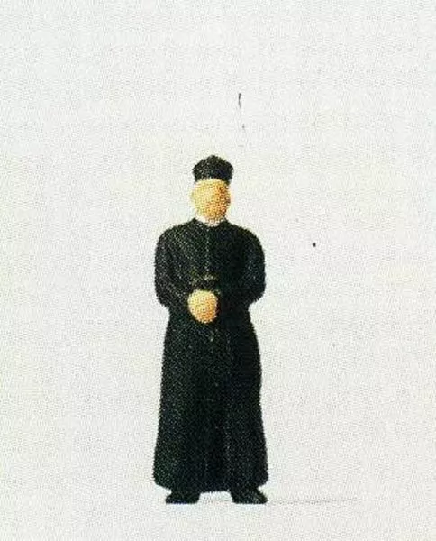Preiser 28076 HO Scale Individual Figures - Religious People Priest
