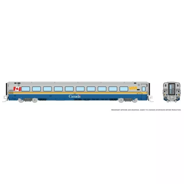 PREORDER Rapido N 508012 LRC Coach, Via Rail Canada