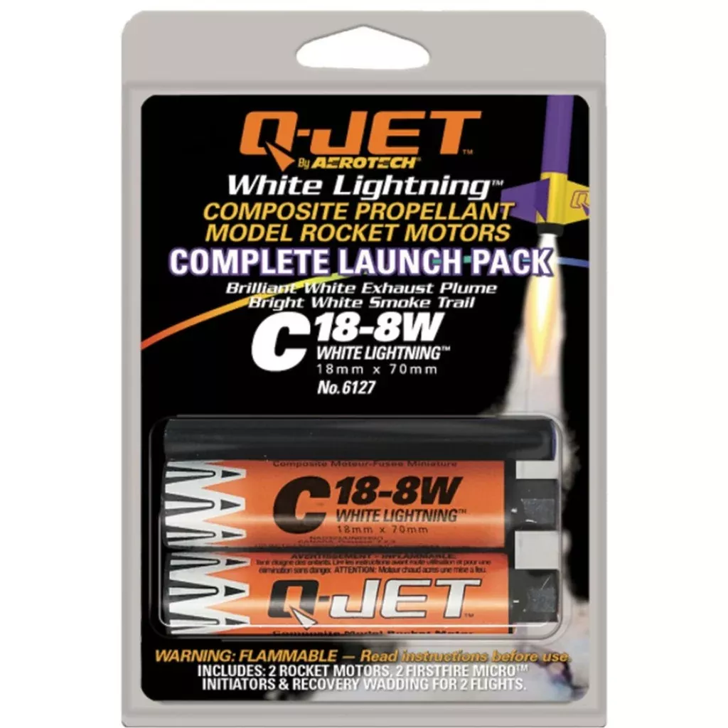 Quest 6127 C18-8W Q-Jet White Lightning 2pk