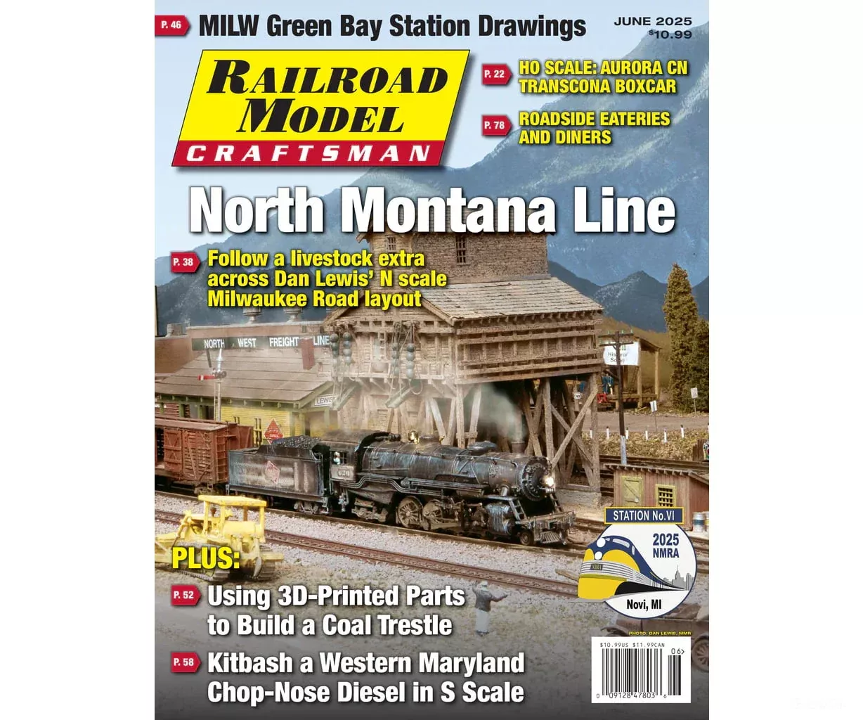 Railroad Model Craftsman Magazine June 2025