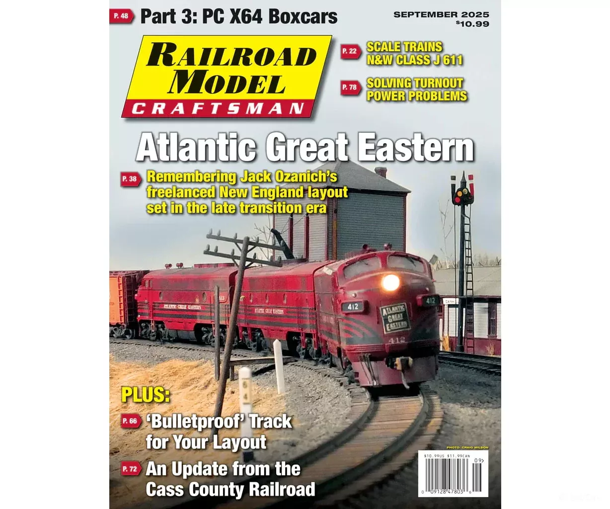 Railroad Model Craftsman Magazine September 2025