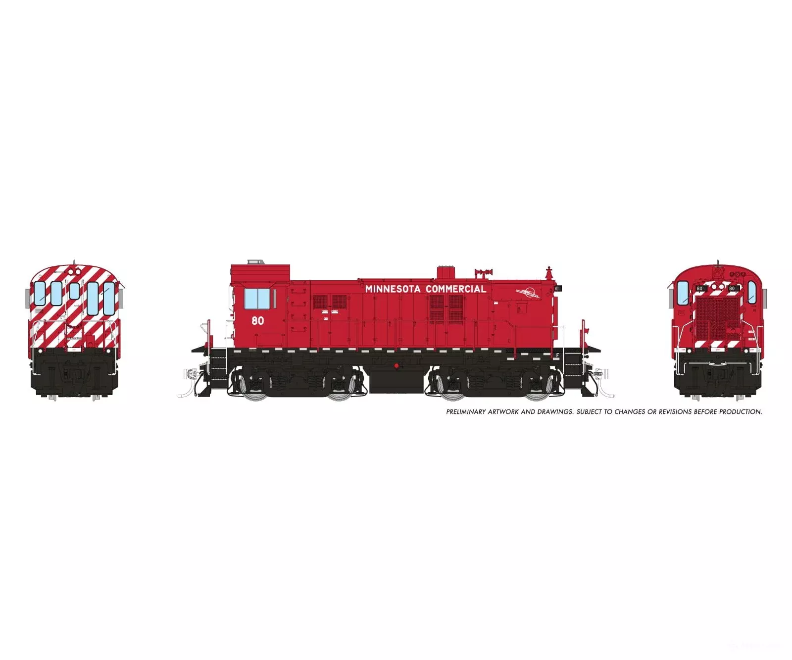 Rapido 036616 HO MLW RS-23 (DC/DCC/Sound): Minnesota Commercial: #80