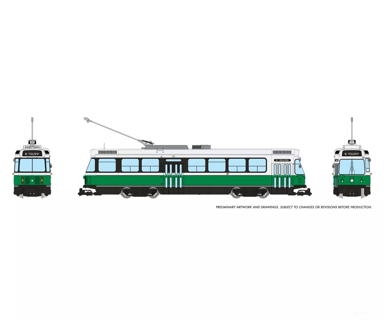 Rapido 702020 HO CLRV (DC/Silent): Boston