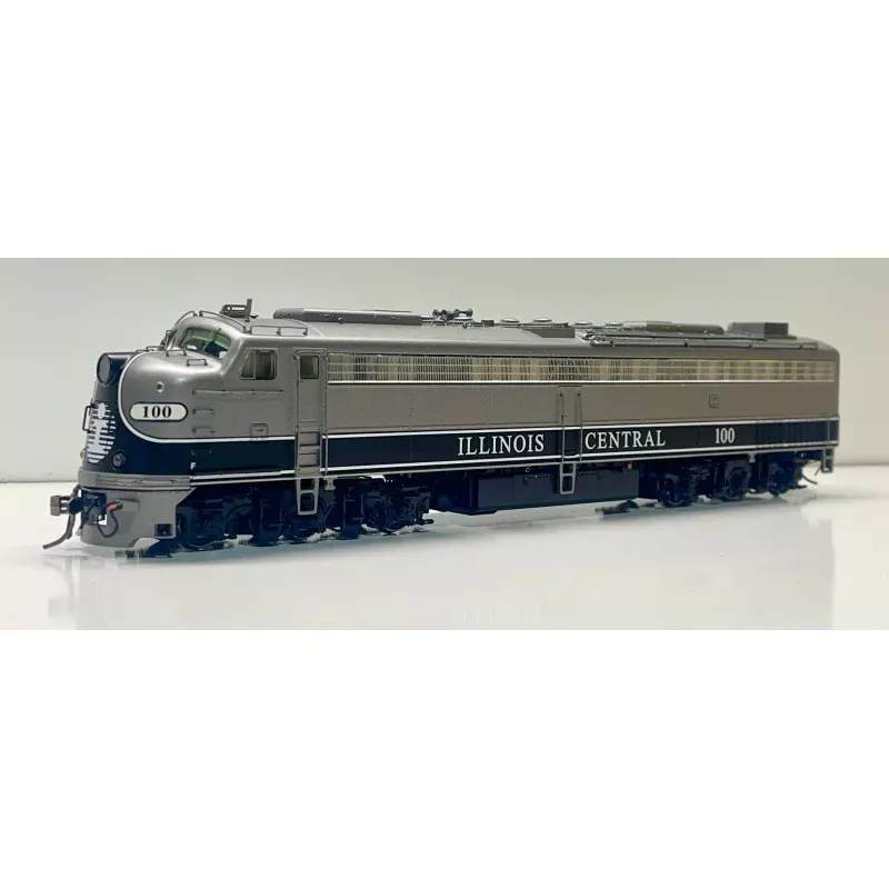 RAPIDO ILLINOIS CENTRAL EXECUTIVE E8A W/HEP 2 A UNIT SET (100 & 101) DCC/SILENT