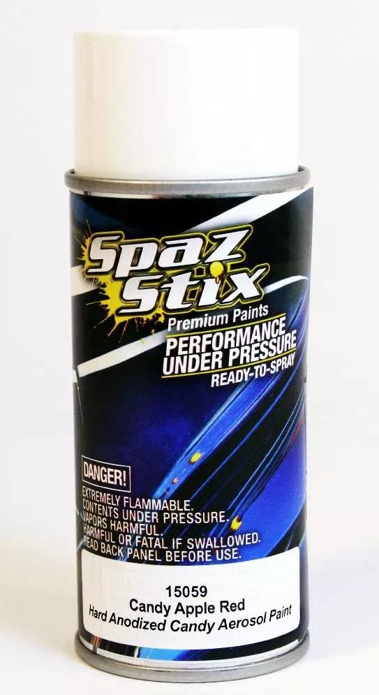 Spaz Stix 15059 Candy Apple Red Paint 3.5oz Spray