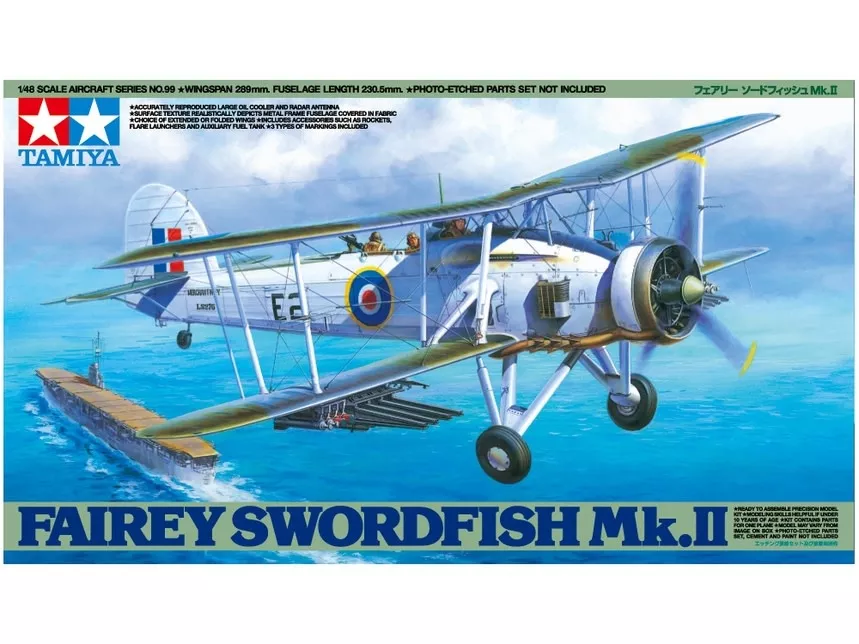 Tamiya 61099 1/48 Fairey Swordfish MkII 1/48