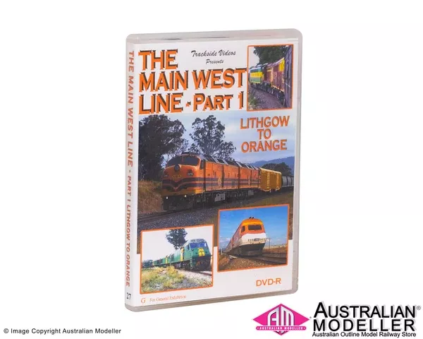 Trackside Videos – TRV27 – Main West Line Pt.1 – Lithgow to Orange (DVD)