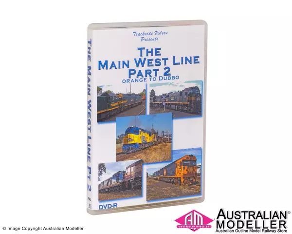 Trackside Videos – TRV31 – Main West Line Pt.2 – Orange to Dubbo (DVD)