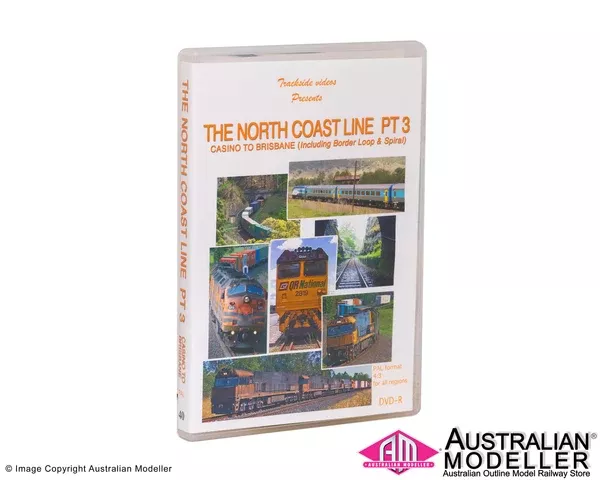 Trackside Videos – TRV40 – North Coast Line Pt.3 – Casino to Brisbane (DVD)