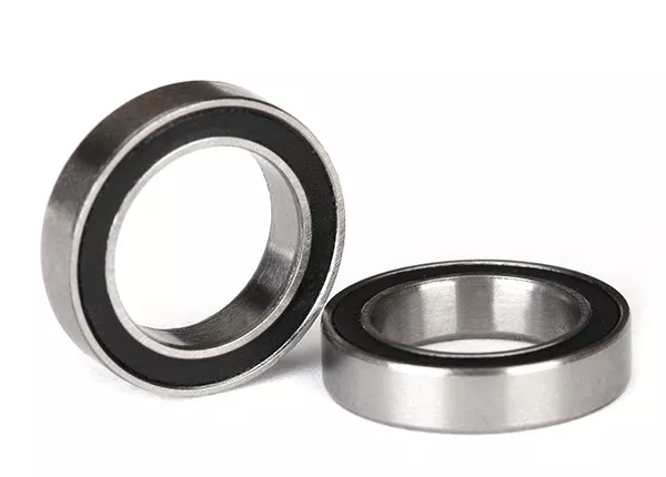 Traxxas 5120A Ball Bearings with Black Rubber 12x18x4mm
