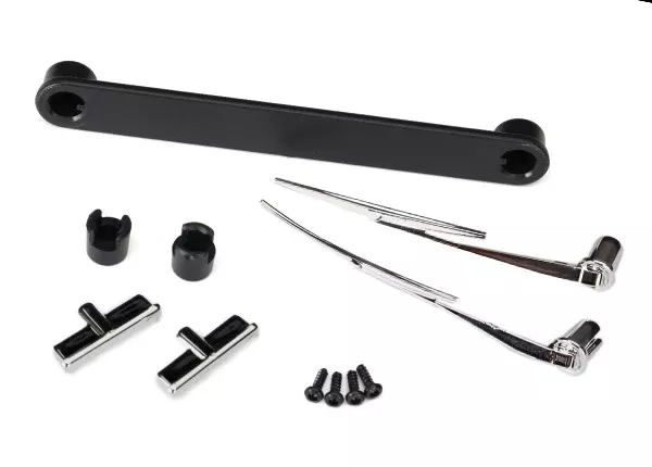 Traxxas 8075 Left and Right Door Handles and Windshield Wipers for TRX-4 Ford Bronco
