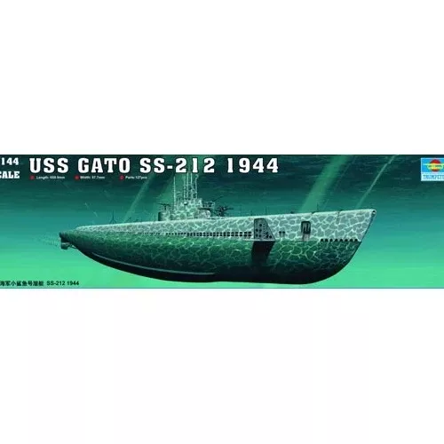 Trumpeter 05906 1/144 Submarine USS Gato SS-212 1944