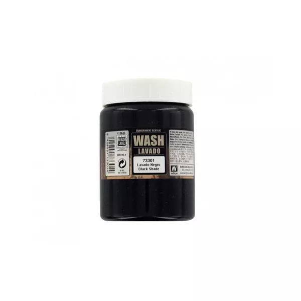 Vallejo 73301 Black Wash 200ml