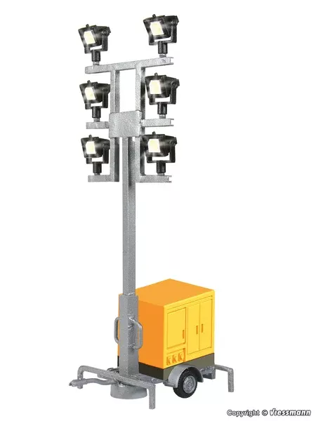 Viessmann – 1343 – Luminous Giraffe on a Trailer with 6 LEDs – White (HO Scale)