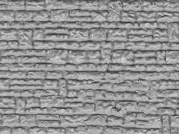 Vollmer – 46031 – Wall Plate – Cut-Stone – 21.8 x 11.9 cm (HO Scale)
