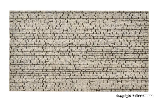 Vollmer – 48220 – Wall Plate – Natural Stone – 26.5 x 15.5cm (HO Scale)