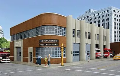 Walthers Cornerstone 3765 HO Fire Department HQ Kit