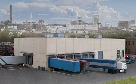 Walthers Cornerstone 3862 N Modern Concrete Warehouse Kit