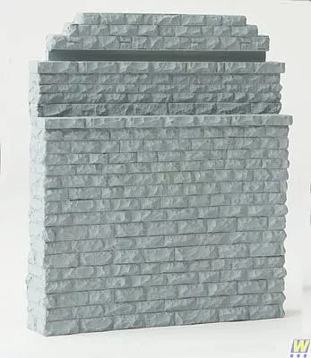 Walthers Cornerstone 4584 HO Double-Track Bridge Stone Abutment