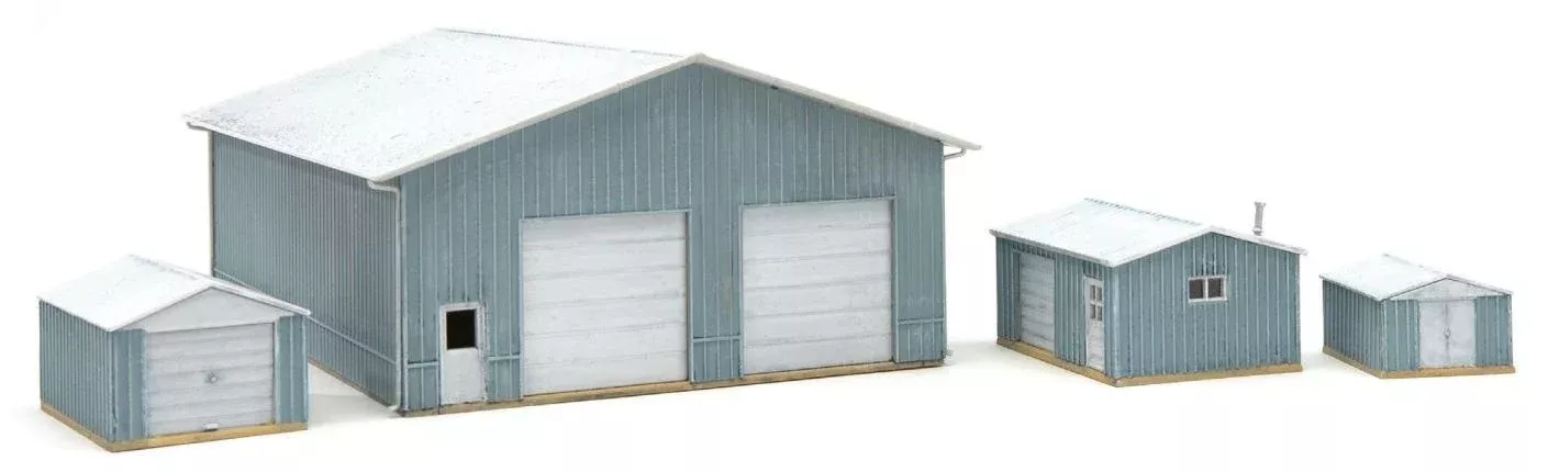 Walthers Cornerstone N 933-3853 Pole Barn and Sheds Kit