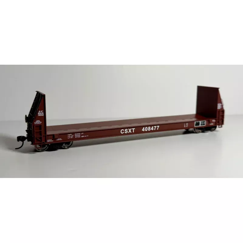 WALTHERS PROTO 50' SIECO PULPWOOD FLAT CAR - CSX