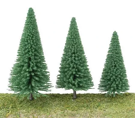 Walthers SceneMaster 1181 All Scale Pine Trees Tall pkg(10)