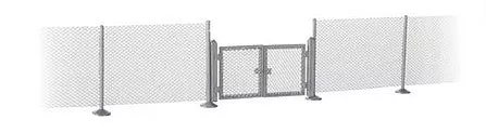 Walthers SceneMaster 4188 HO Metal Industrial Fence Kit
