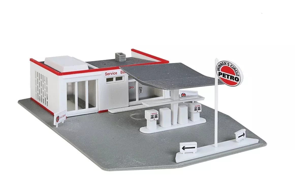 Walthers Trainline HO 931-920 Gas Station Kit