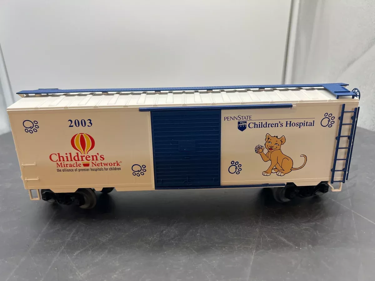 Weaver Children’s Hospital 2003 Penn State Miracle Network Boxcar 43 of 300 Rare Limited O Scale NEW