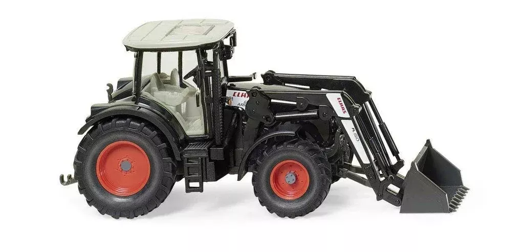 Wiking HO 36312 Claas Arion 640 with FL 150 Front Loader, Black