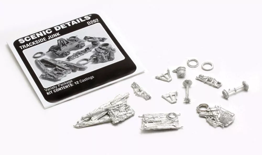 Woodland Scenics HO D202 Trackside Junk Kit