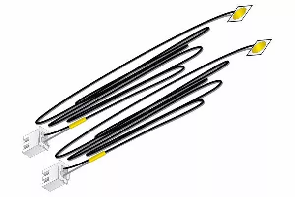 Woodland Scenics JP5742 Just Plug(TM) Lighting System, LED Stick-On Lights, 30mA Yellow (2)