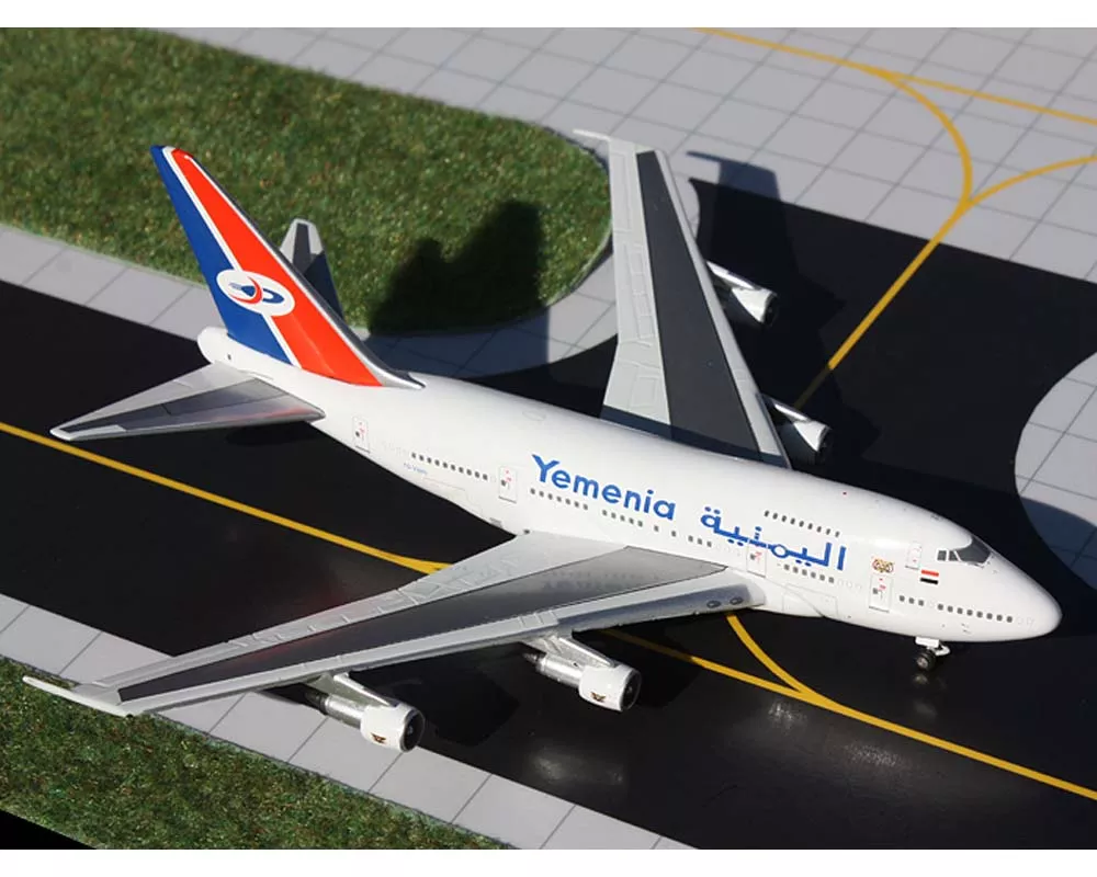 Yeminia B747SP 7O-YMN 1:400 Scale GeminiJets GJIYE341